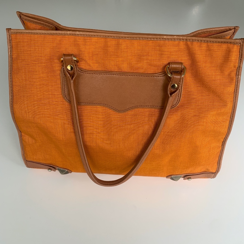 Rebecca Minkoff Tote Canvas with leather handles
